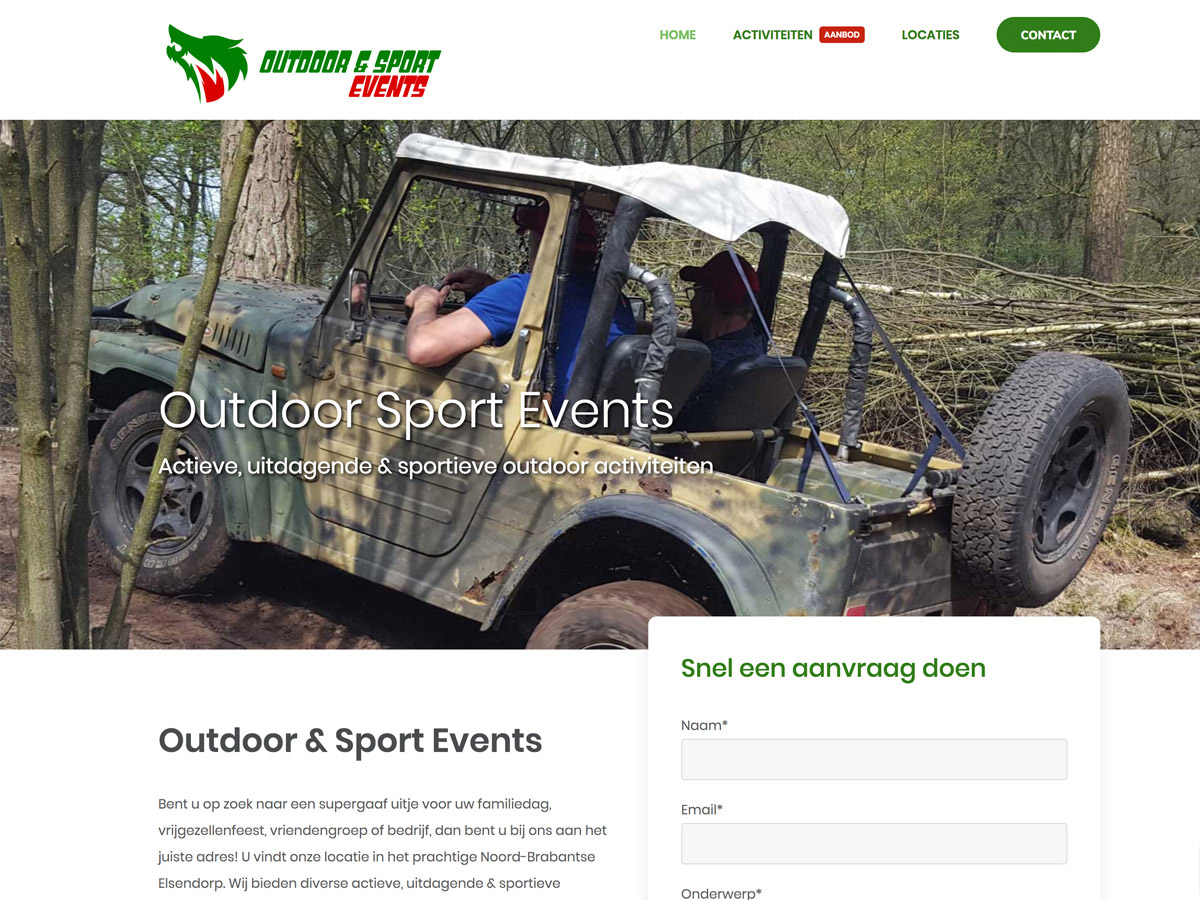 Website outdoorensport.events